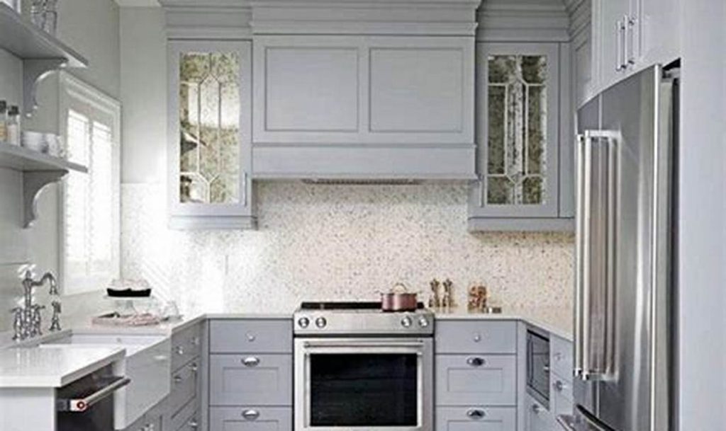 light grey kitchen cabinets