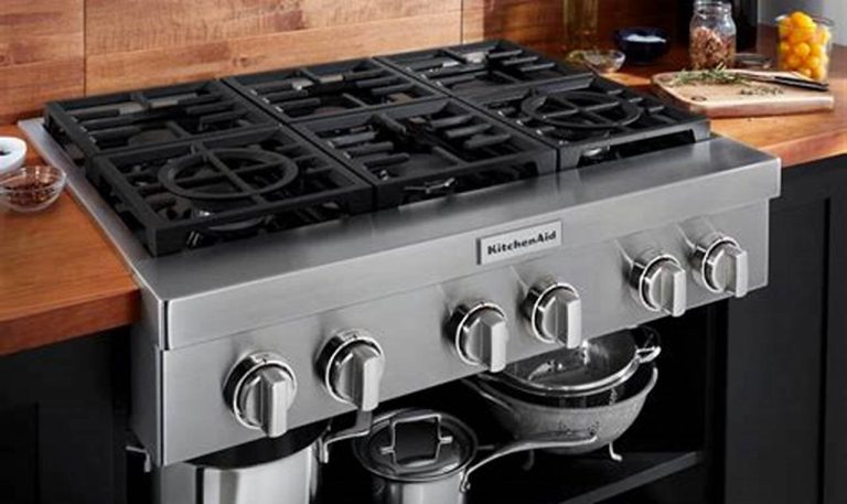 kitchen aid gas cooktop