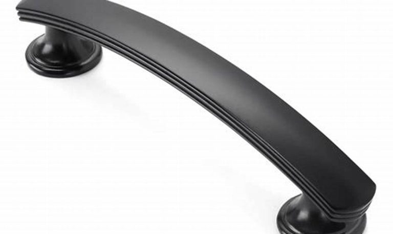 black kitchen cabinet hardware