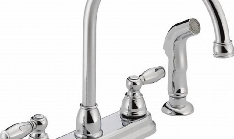 kitchen faucet with side sprayer