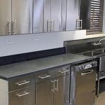 metal kitchen units