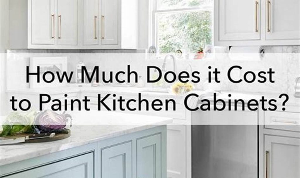 cost kitchen cabinet painting